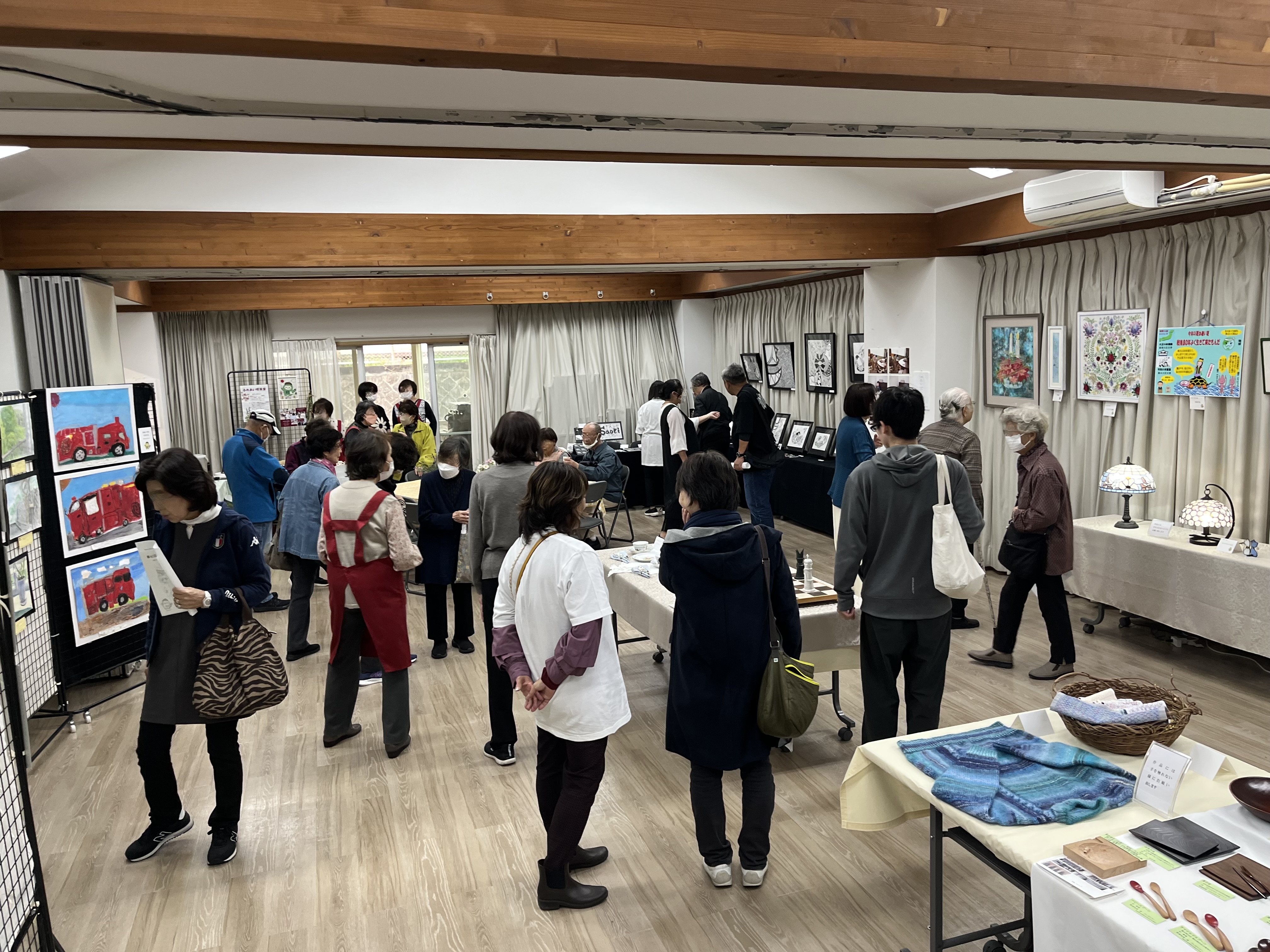 地域の方の作品展示